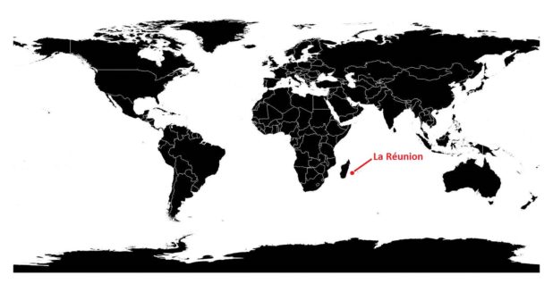 Où se trouve La Réunion sur une carte du monde