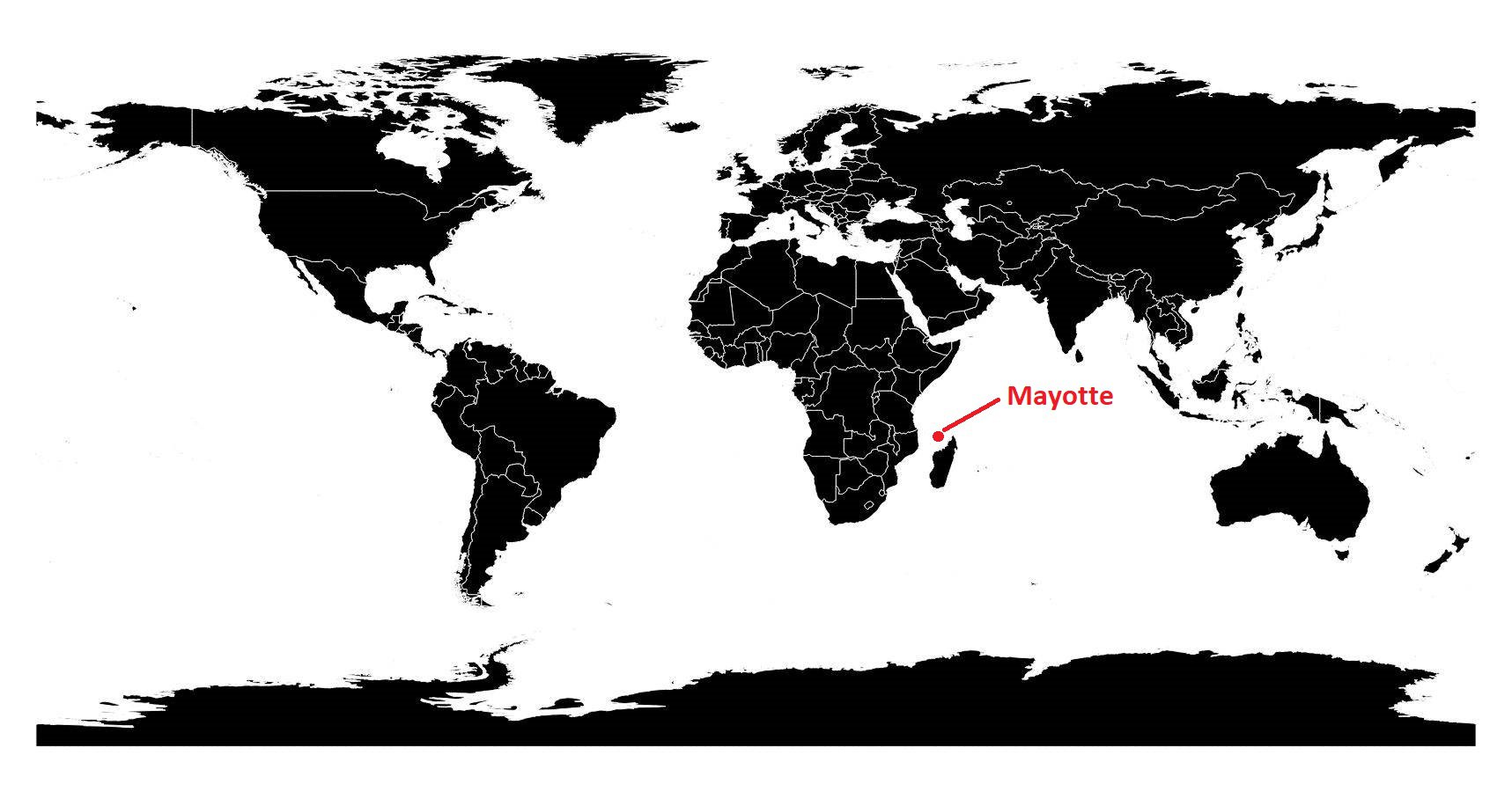 mayotte carte du monde