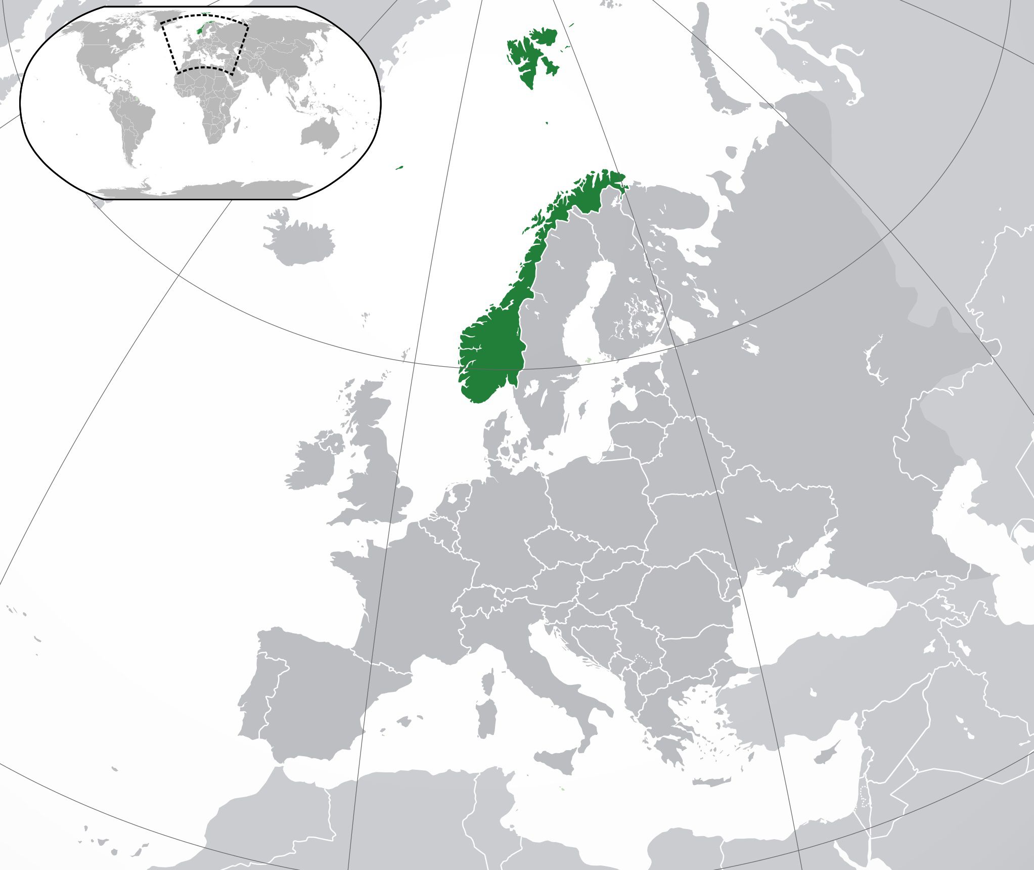 Où se trouve la Norvège sur une carte ? Où se trouve la Norvège sur une carte ?