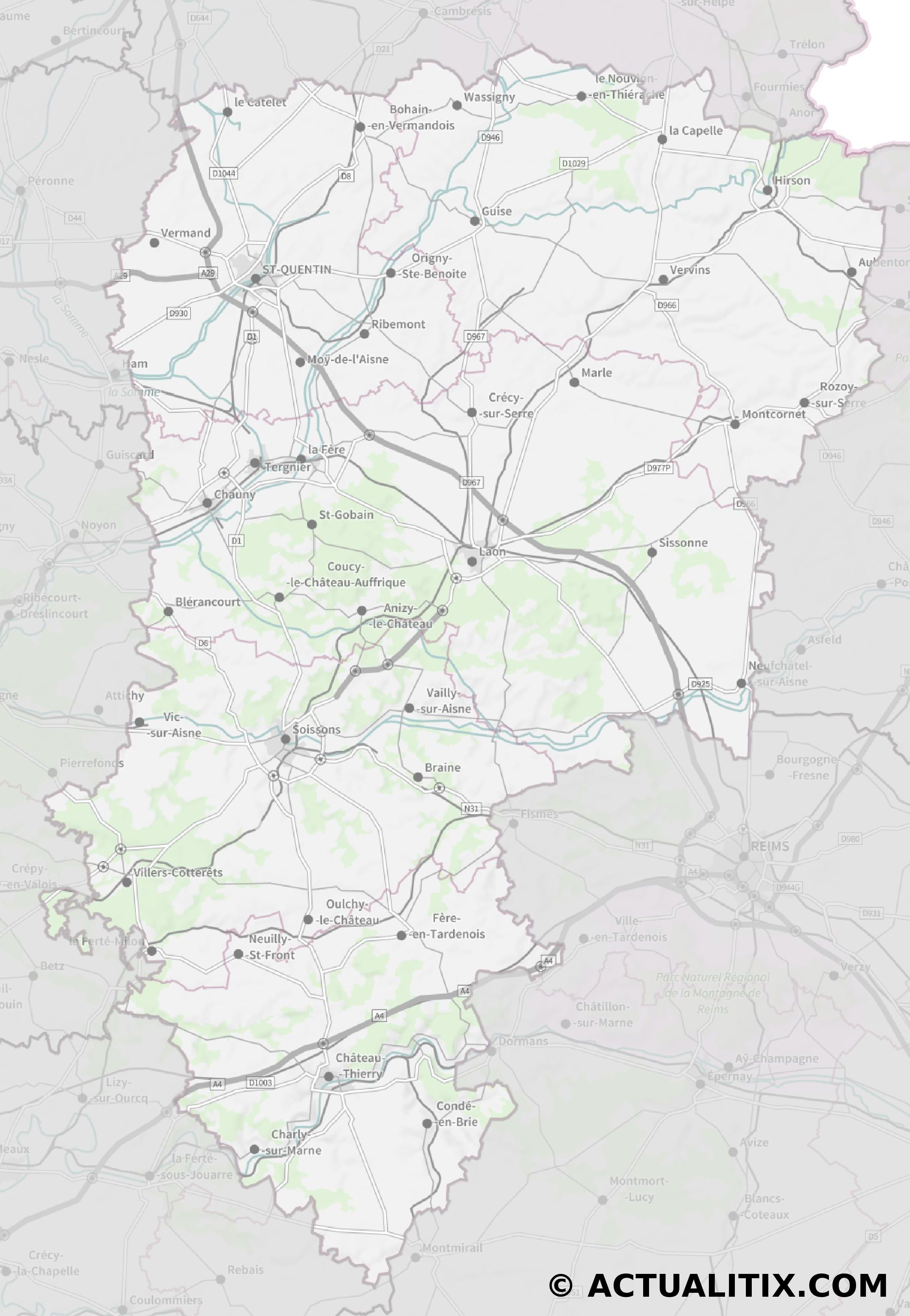 carte de l aisne