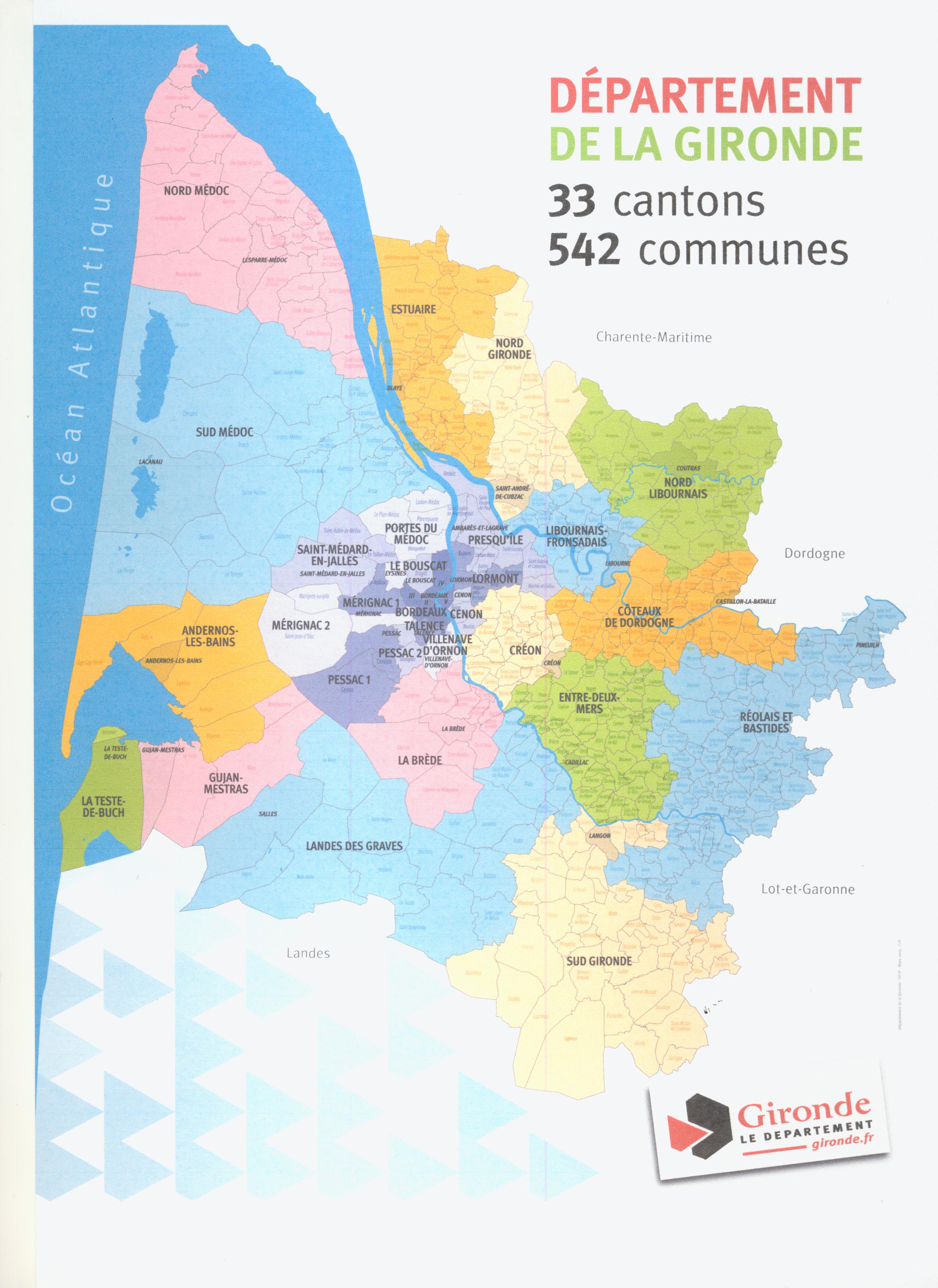 Gironde Map