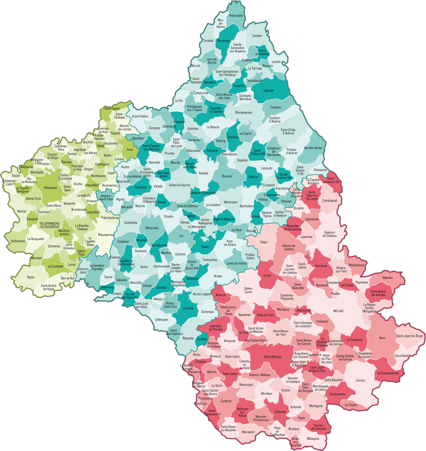 Carte De L Aveyron Aveyron Carte Des Villes Politique - vrogue.co