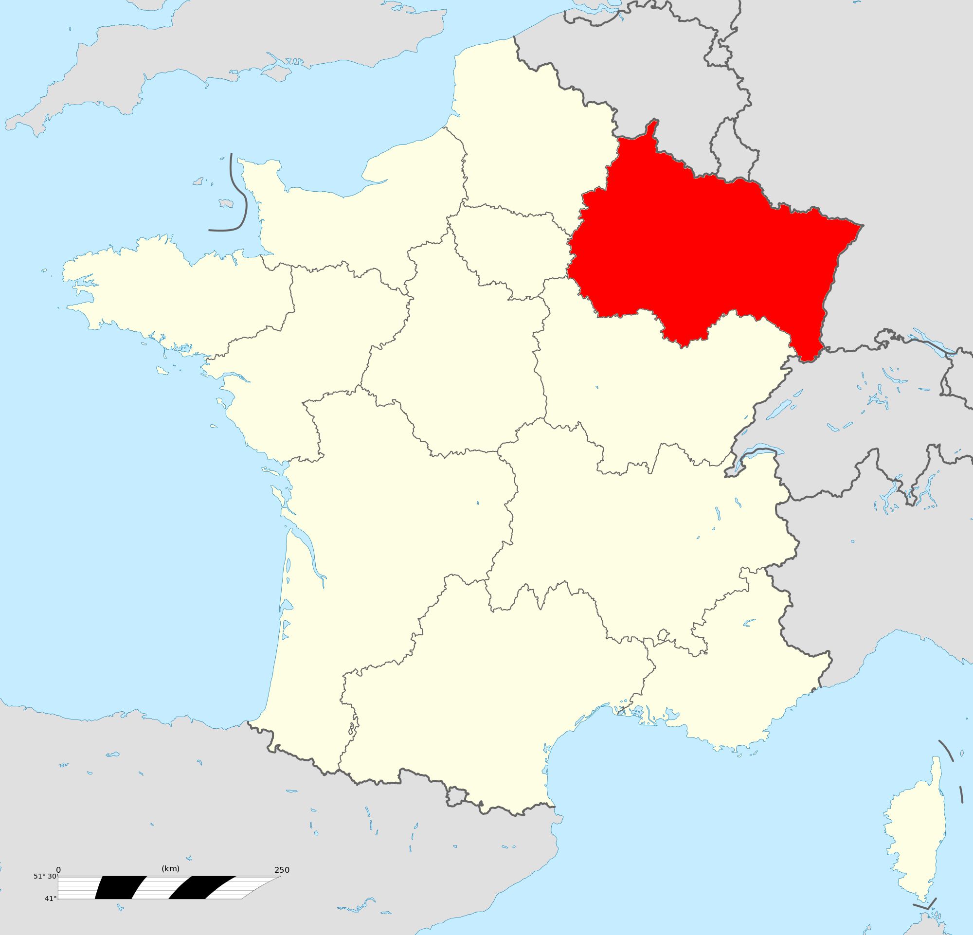 Où se trouve la région Grand Est ? Où se trouve la région Grand Est ?