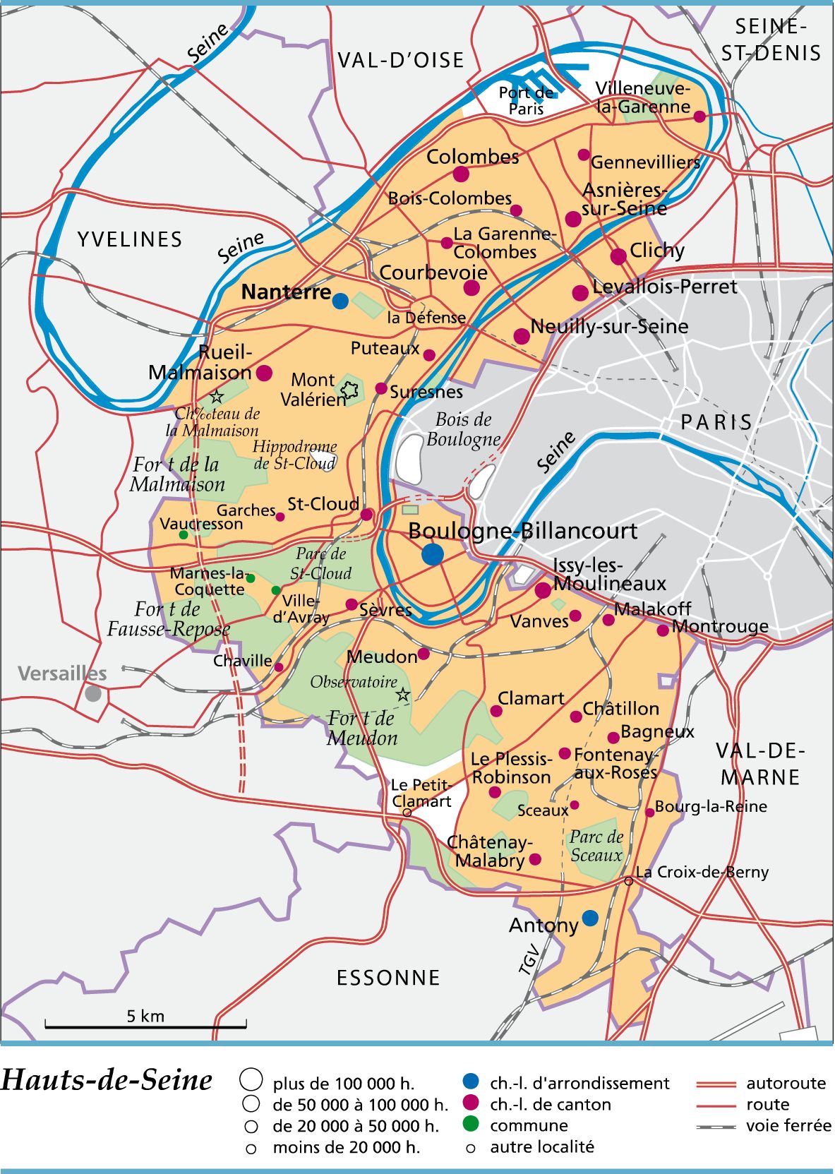 villes hauts de seine - villes haut de seine
