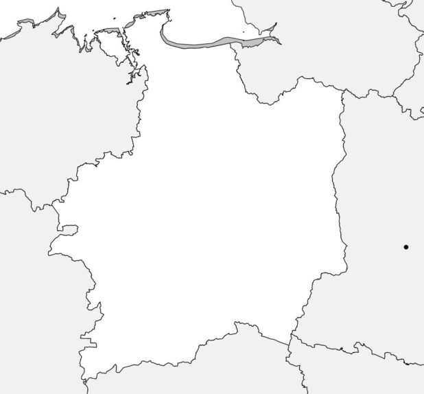 Carte vierge de l'Ille-et-Vilaine