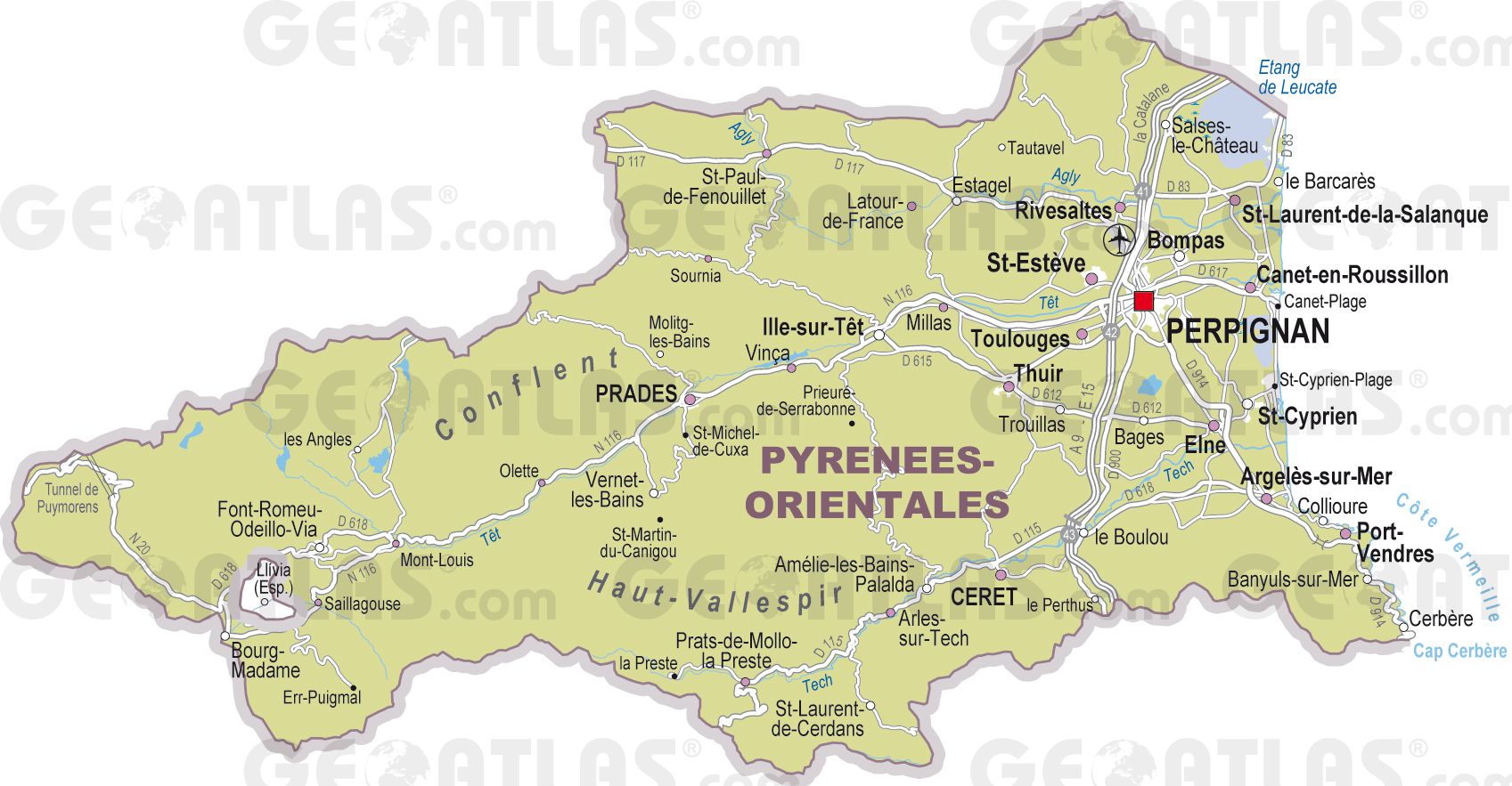 pyrenees orientales villes