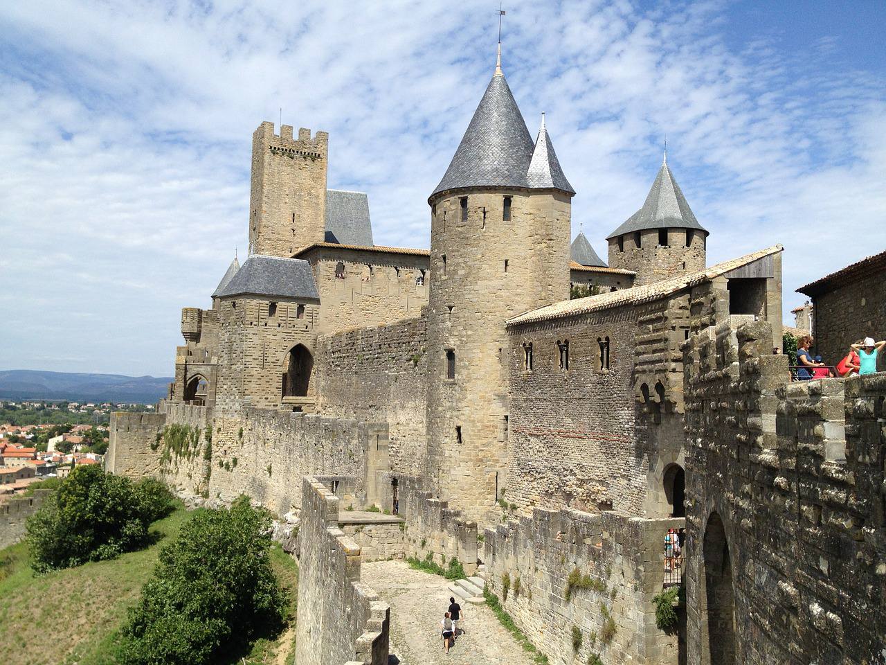 Cité de Carcassonne - Château, rempart, basilique, Patrimoine UNESCO