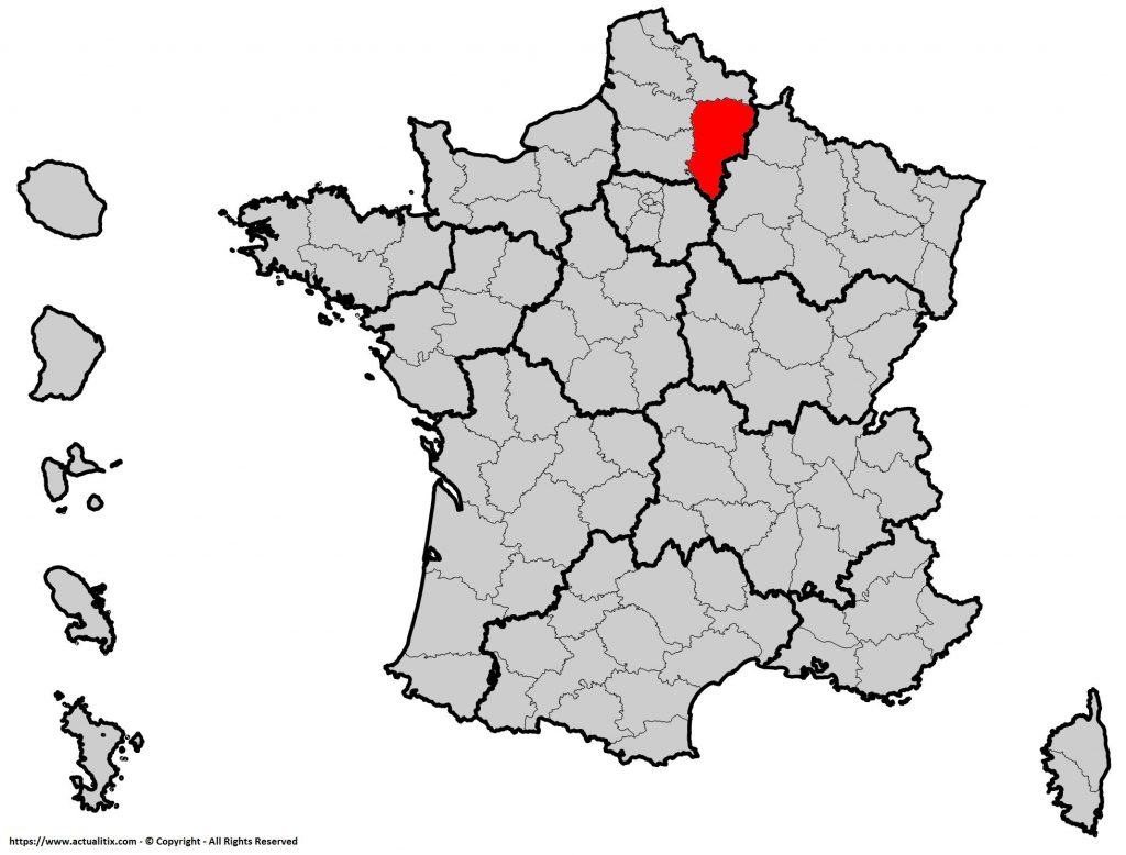 Carte de l'Aisne - Aisne carte du département 02 - villes, sites