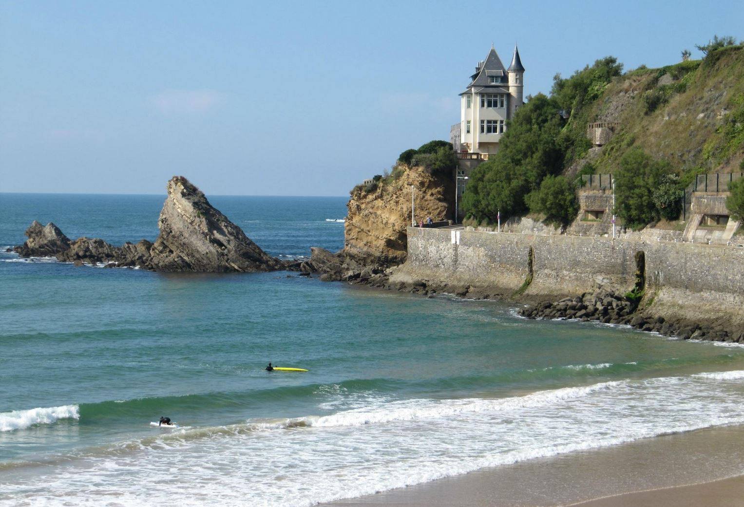 Plage côte des Basques à Biarritz Plage côte des Basques à Biarritz