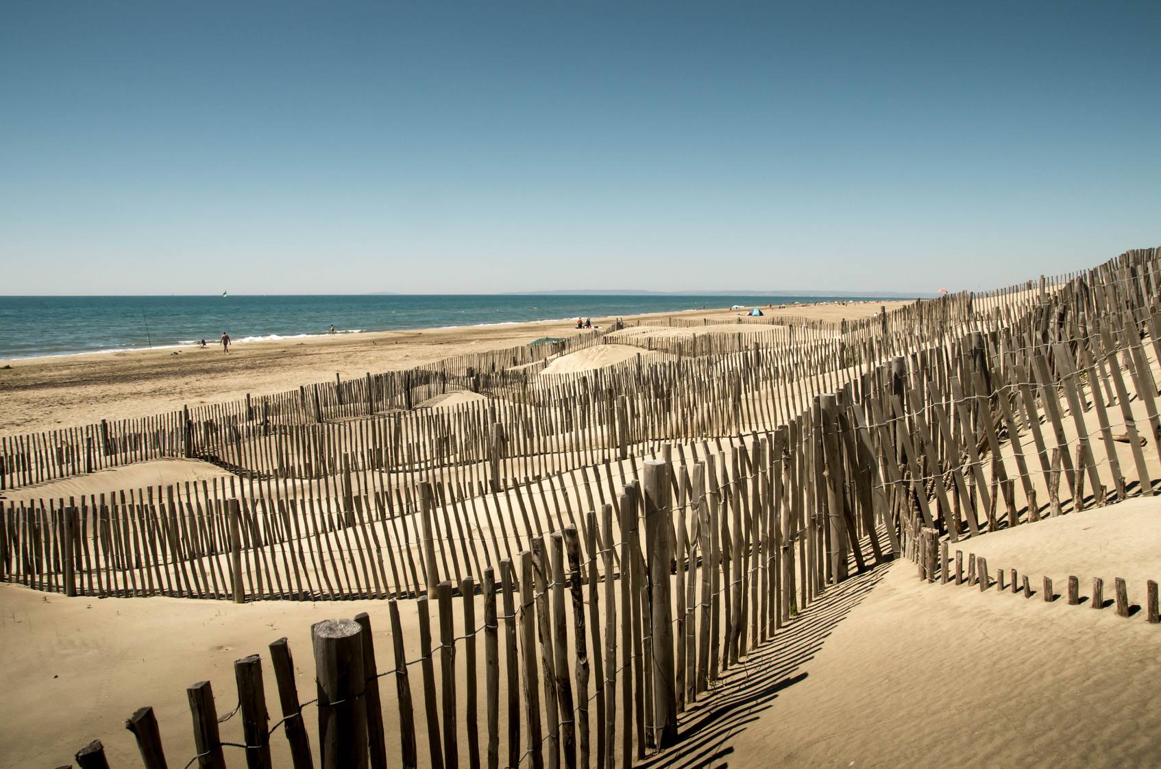 Plage d'Espiguette en Camargue Plage d'Espiguette en Camargue