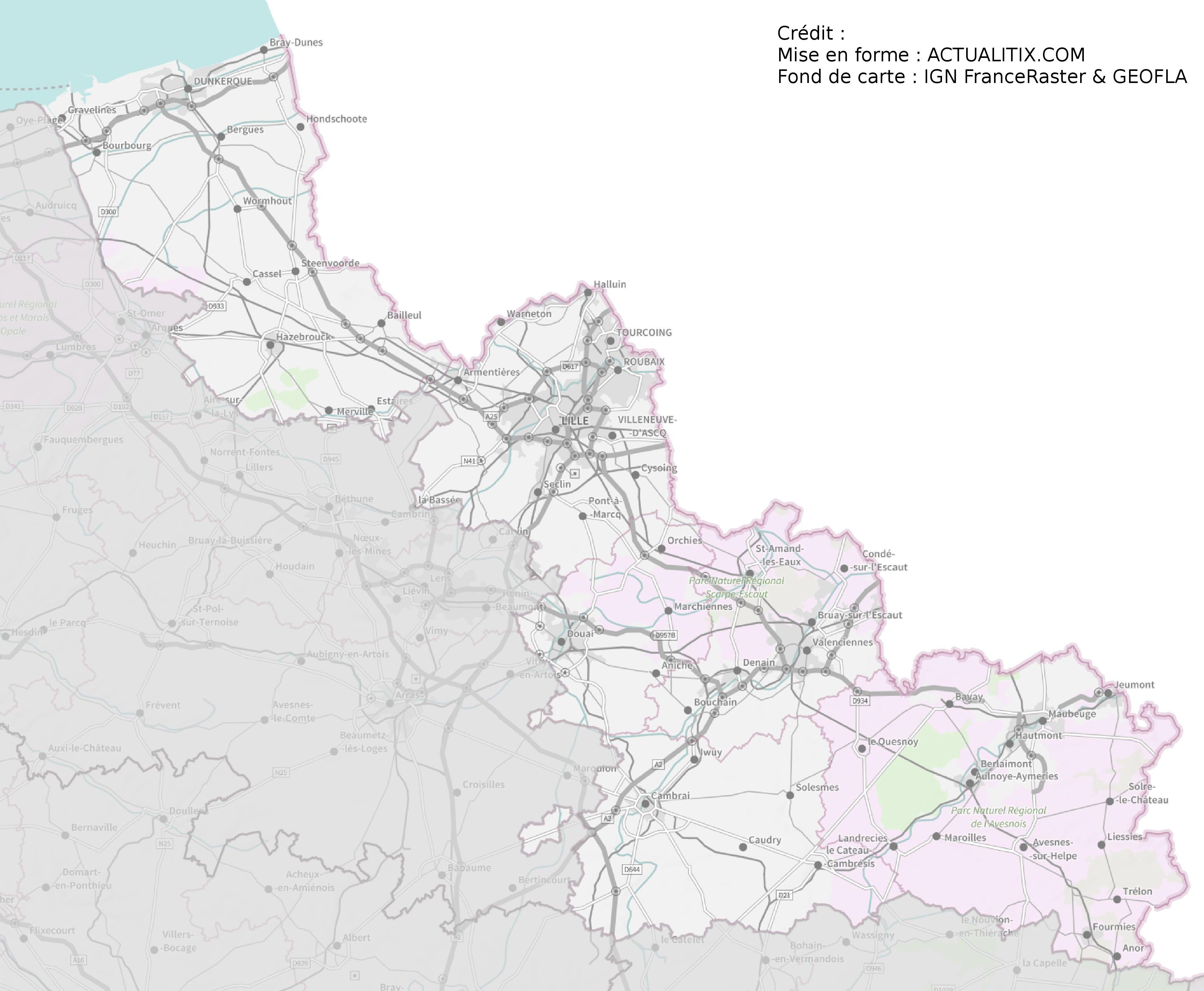 Carte du Nord