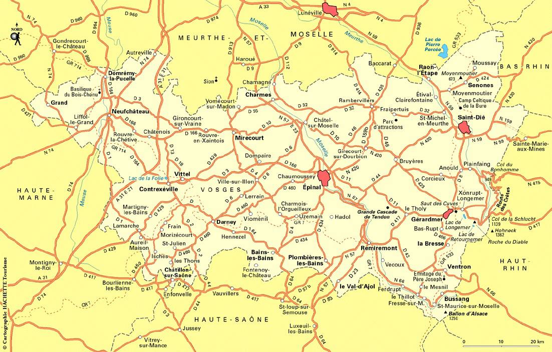 Vosges France Map MICHELIN G rardmer Map JPLQCV