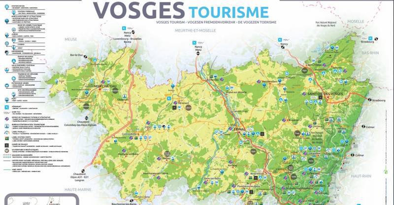 Carte Des Vosges Avec Communes AIHVF