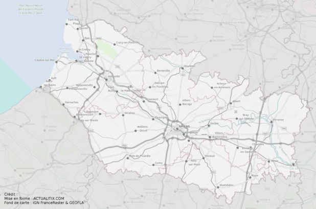 Carte de la Somme Carte de la Somme