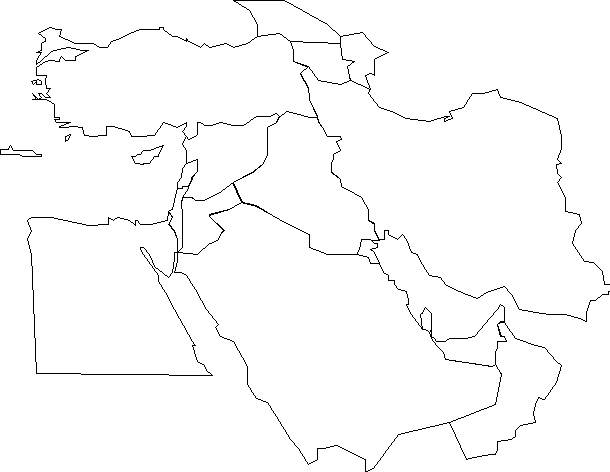 Carte Du Moyen Orient Proche Orient Découvrir La Région