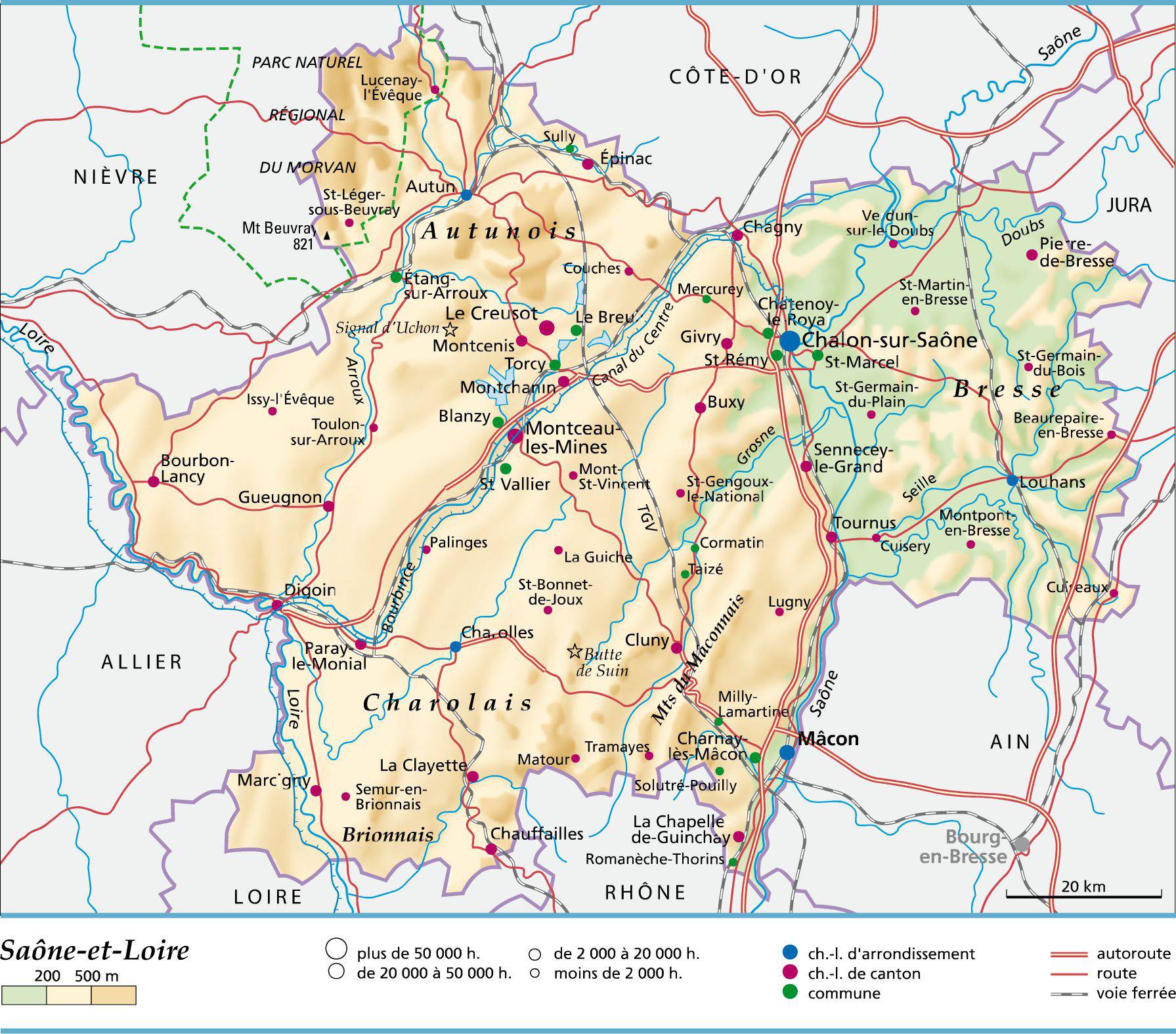 departement-saone-et-loire-carte