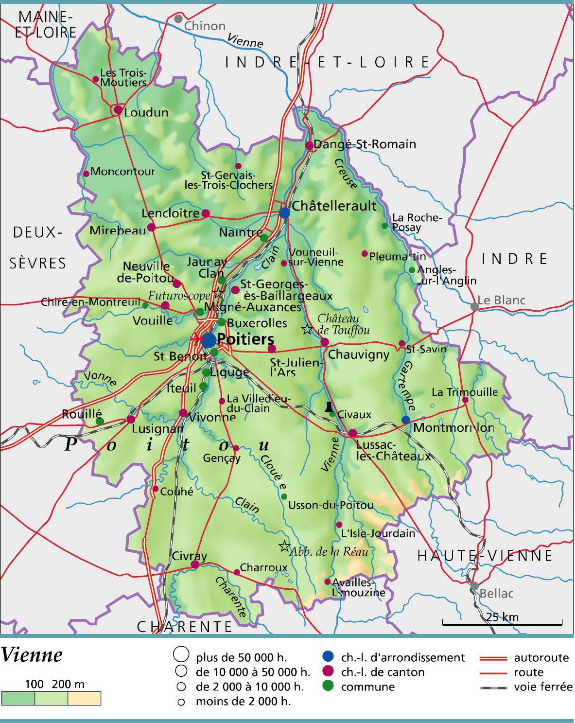 Carte De France Vienne 86 | My blog