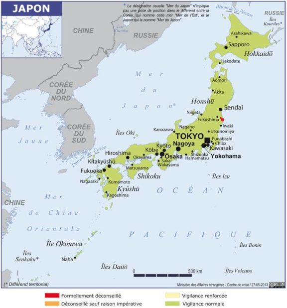 Japon carte