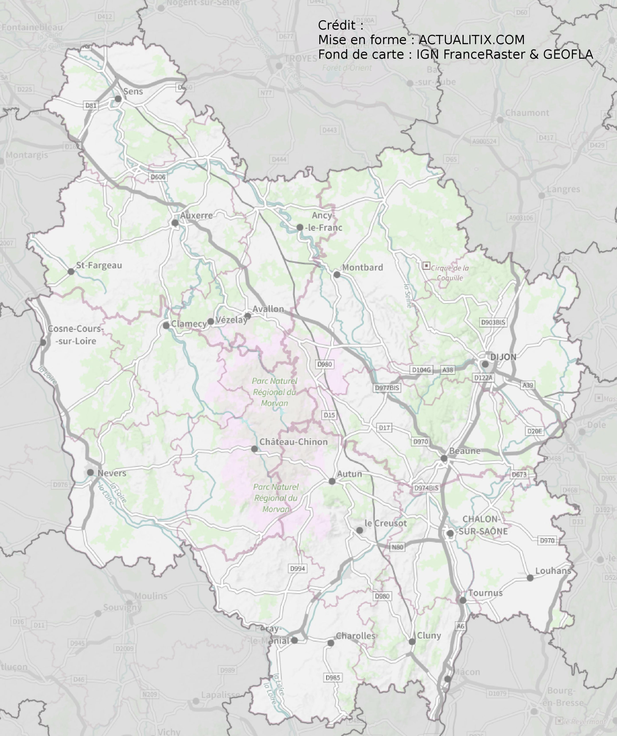 carte de bourgogne