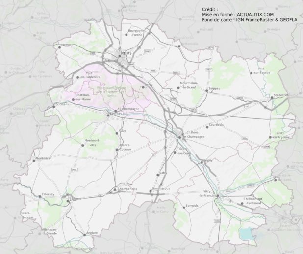 Carte de la Marne