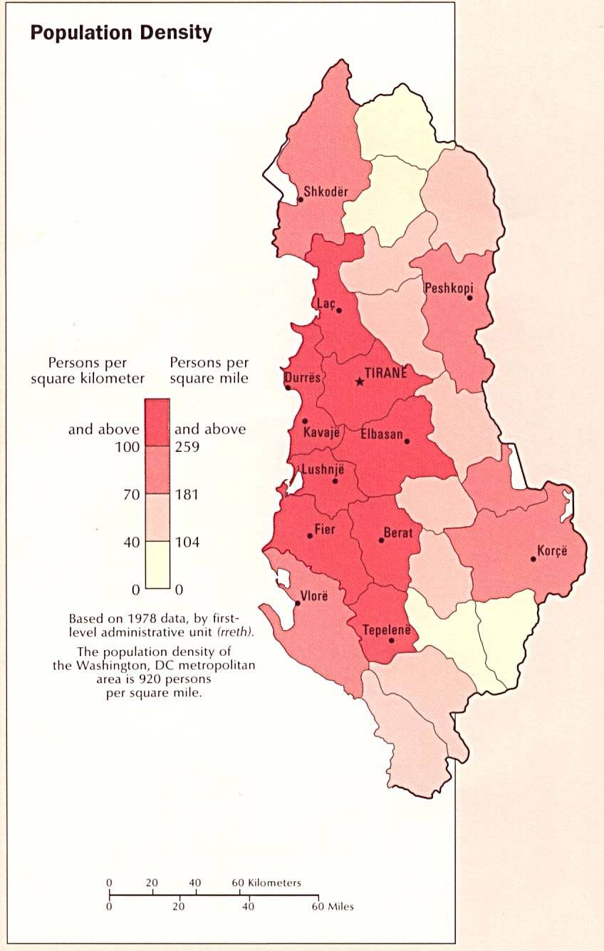 Carte de l'Albanie Plusieurs cartes du pays des Balkans