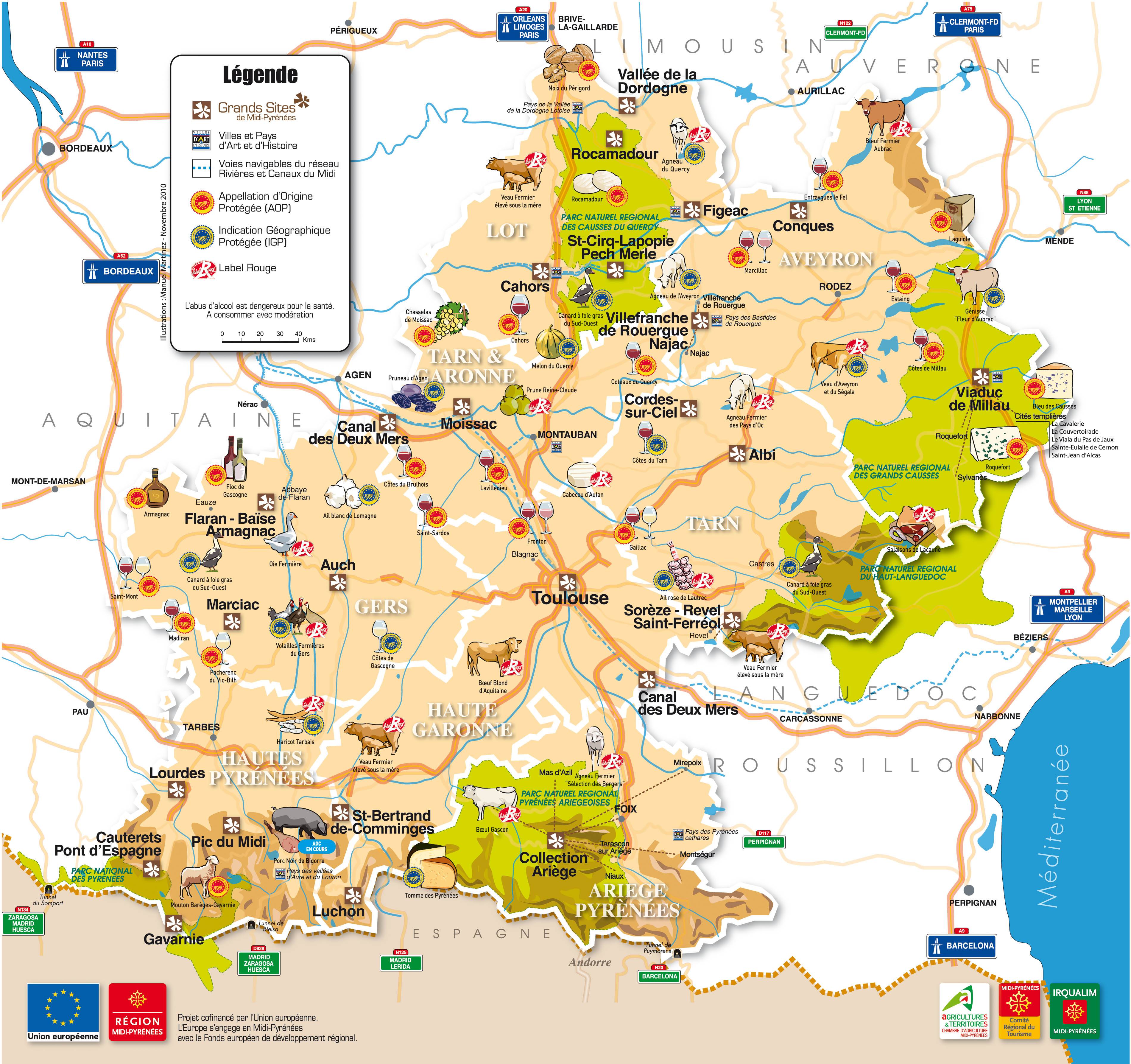 midi-pyrenees-carte