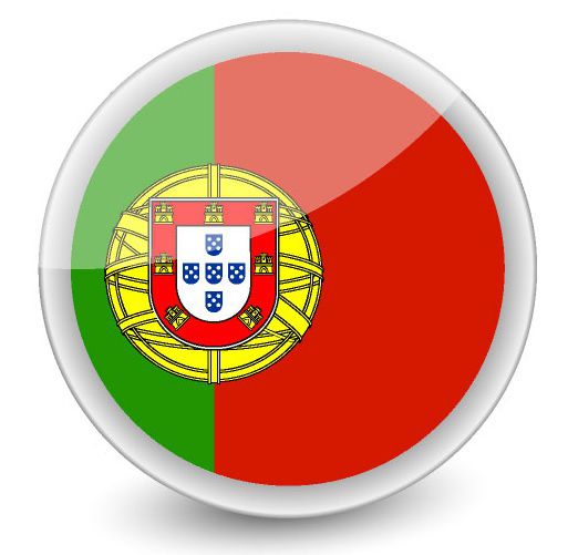 Drapeau rond du Portugal Drapeau rond du Portugal