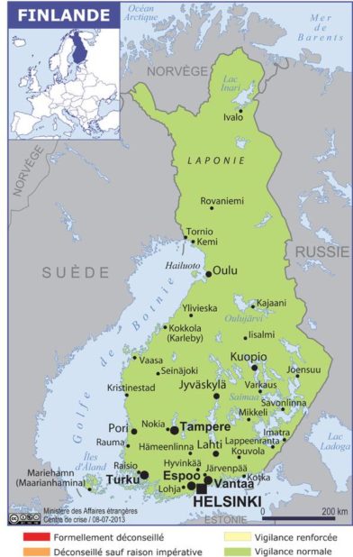 Finlande carte