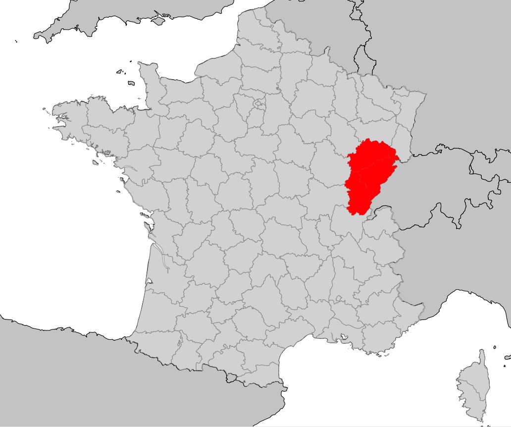 franche comté carte