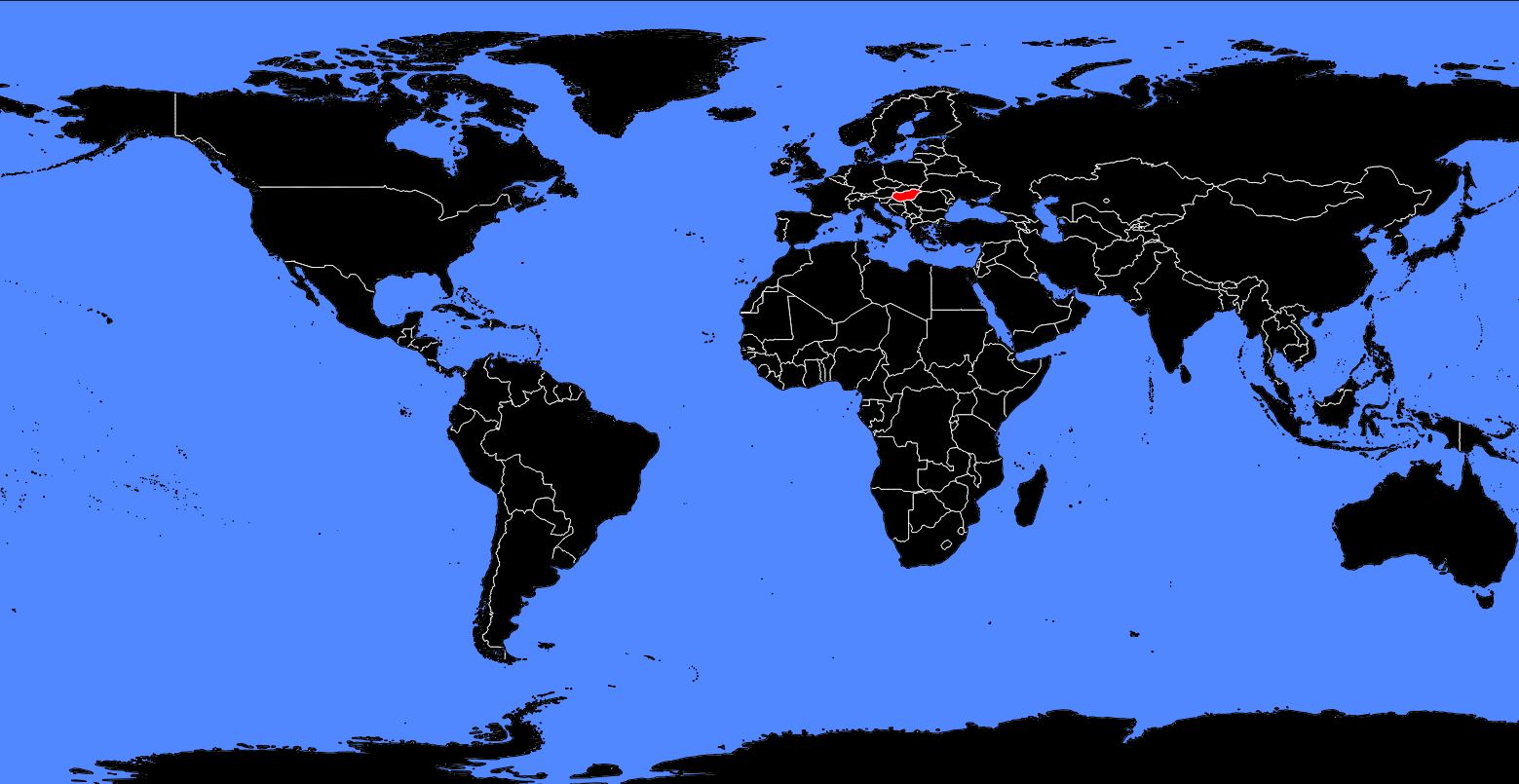 Carte De La Hongrie Plusieurs Cartes Du Pays Se Trouvant