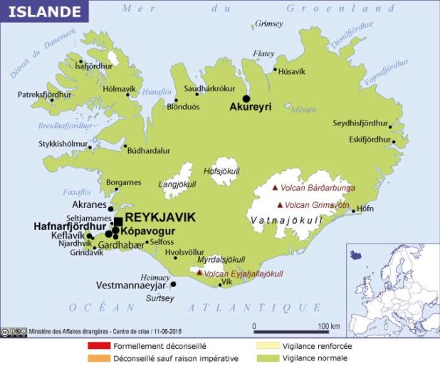 Islande carte