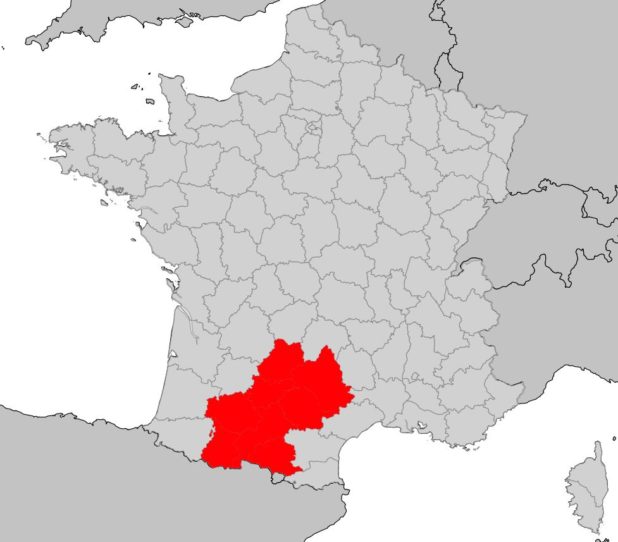 Midi-Pyrénées carte de France