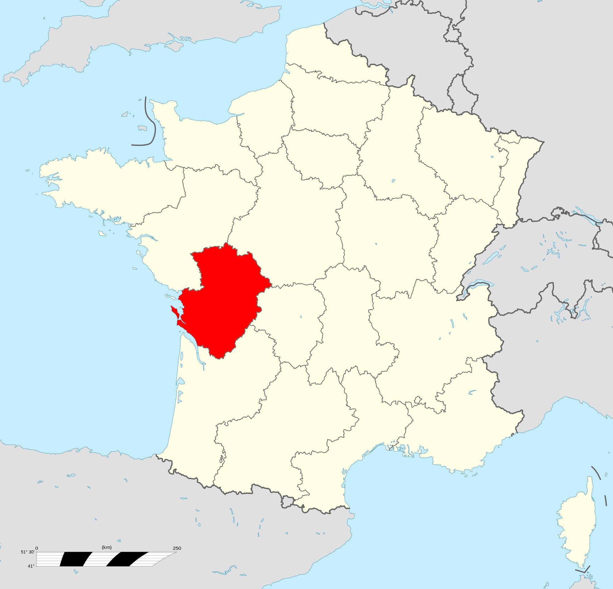 Où se trouve la région Poitou-Charentes Où se trouve la région Poitou-Charentes