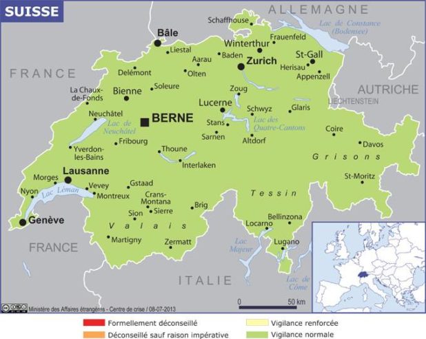 Suisse carte