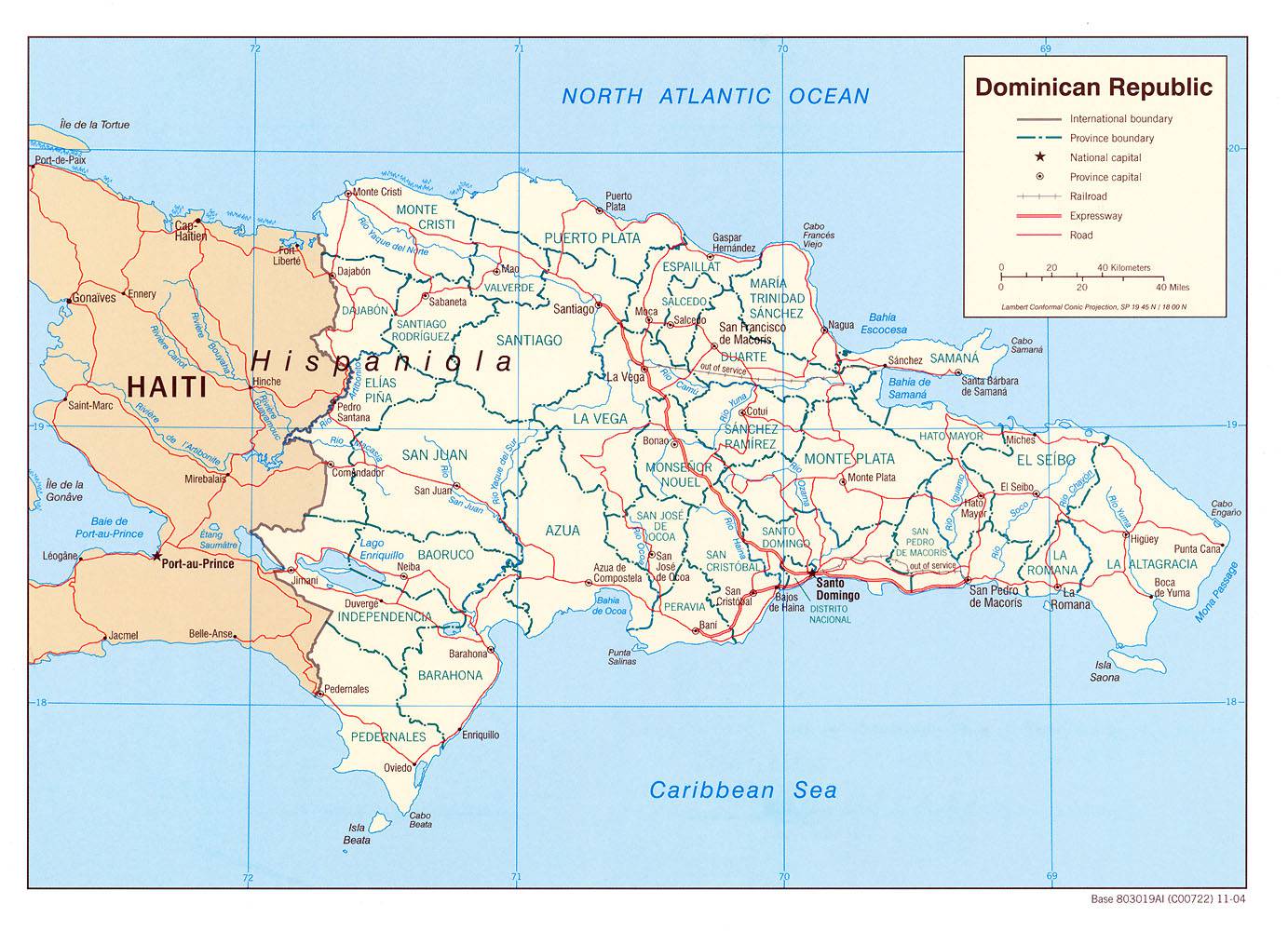 Ou Se Trouve La République Dominicaine Sur Une Carte Carte de la République dominicaine - Plusieurs cartes du pays aux Antilles