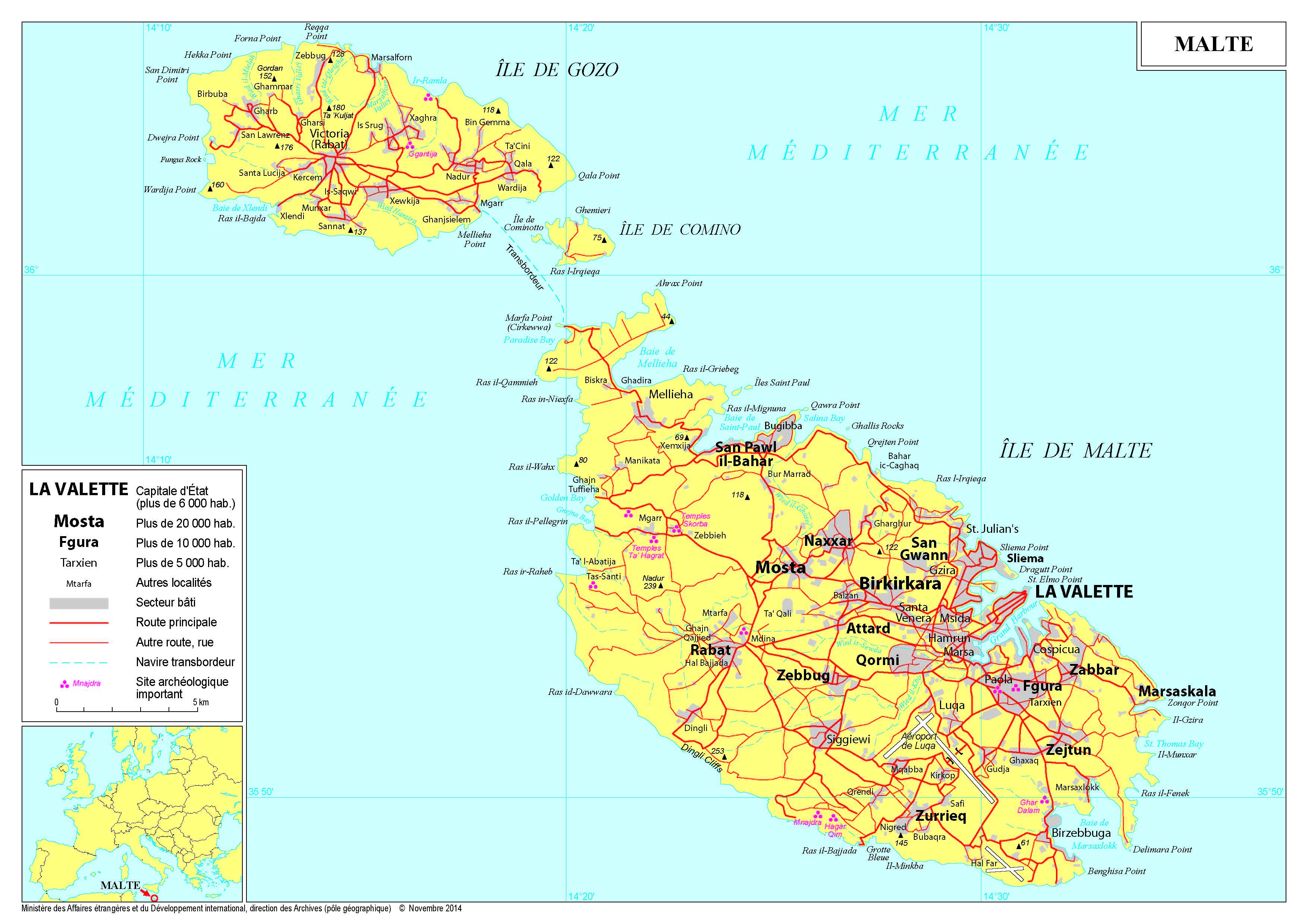 Carte De Malte Carte Carte De Malte Carte