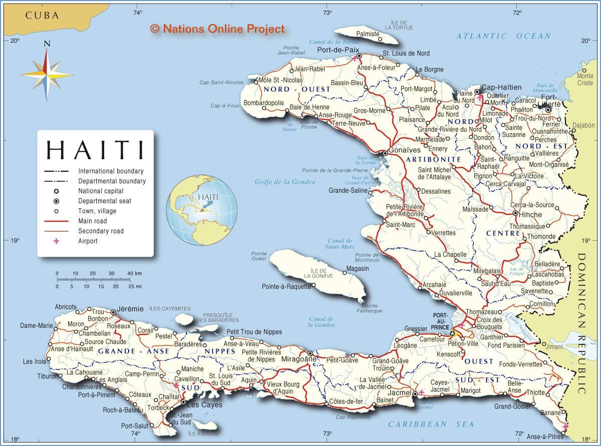 Carte d'Haïti