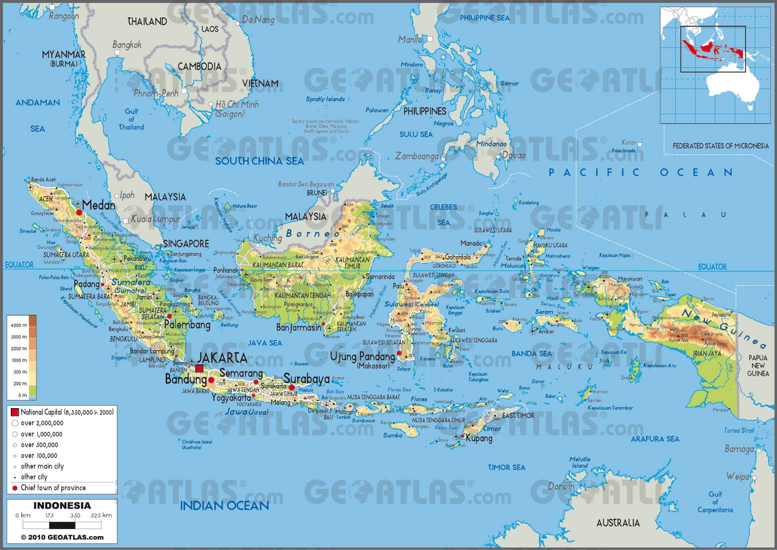 Carte de l Indon sie Plusieurs cartes du pays sur le Carte de l Indon sie Plusieurs cartes du pays sur le