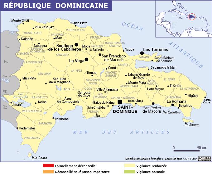 Carte De La République Dominicaine Plusieurs Cartes Du