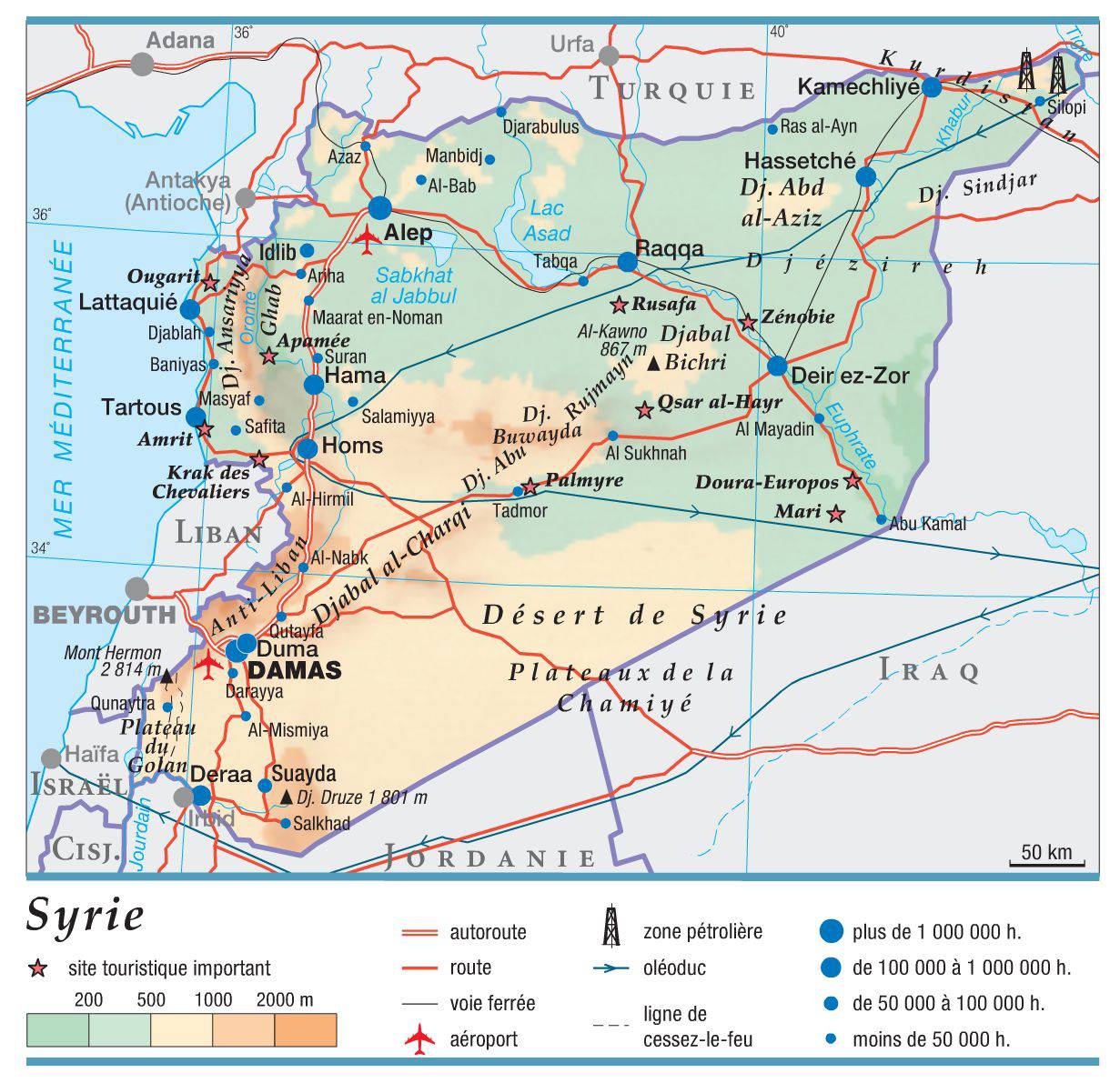 RÃ©sultat de recherche d'images pour "syrie carte"