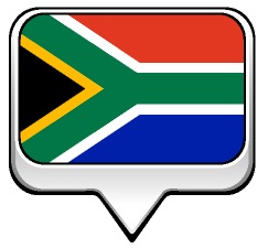 Drapeau bulle de l'Afrique du Sud Drapeau bulle de l'Afrique du Sud