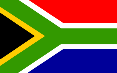 Drapeau de l'Afrique du Sud