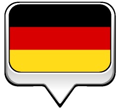 Drapeau bulle de l'Allemagne Drapeau bulle de l'Allemagne