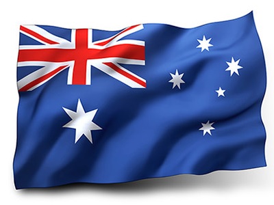 Drapeau de l'Australie ondulé (beau) Drapeau de l'Australie ondulé (beau)