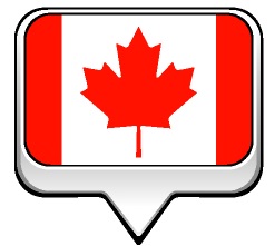 Drapeau bulle du Canada Drapeau bulle du Canada