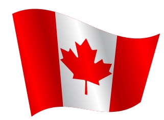 Drapeau du Canada avec ondulation Drapeau du Canada avec ondulation