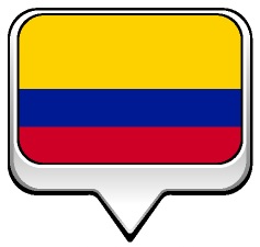 Drapeau bulle de la Colombie Drapeau bulle de la Colombie