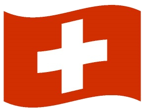 Drapeau ondulé de la Suisse Drapeau ondulé de la Suisse