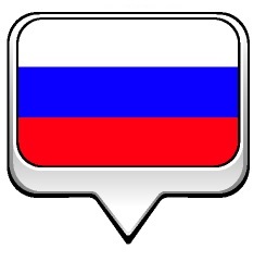 Drapeau de la Russie à bulle Drapeau de la Russie à bulle