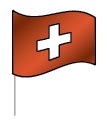 Drapeau de la Suisse avec pied Drapeau de la Suisse avec pied